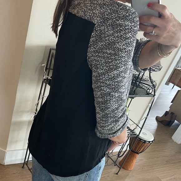 Pink Martini Mixed Material Blouse Size M - Picture 8 of 8